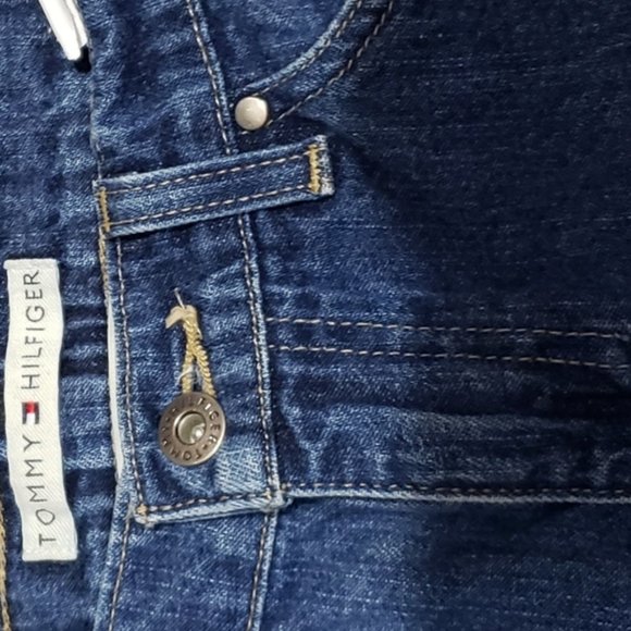 vtg tommy hilfger jean shorts boyfriend vintage